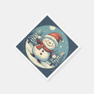 Vintage Merry Christmas Napkins