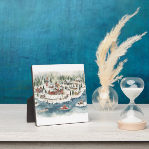 Vintage Merry Christmas Plaque