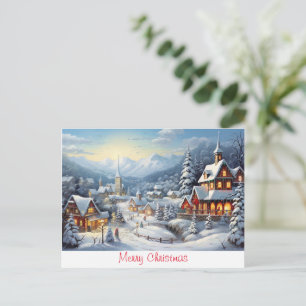 Vintage Merry Christmas Postcard