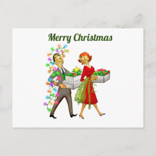 Vintage Merry Christmas Postcard