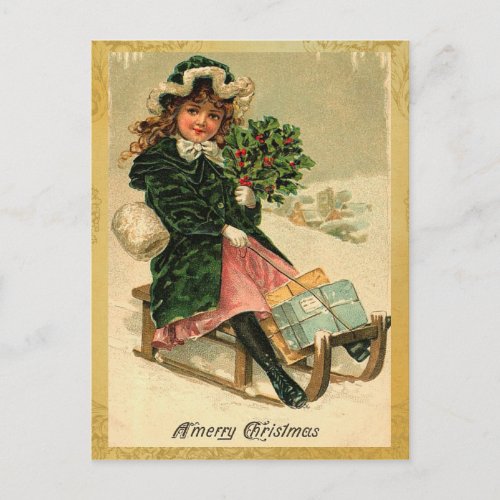 Vintage Merry Christmas Postcards