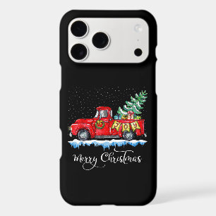 Vintage Merry Christmas Red Truck Old Fashioned Ch iPhone 17 Pro Max Case