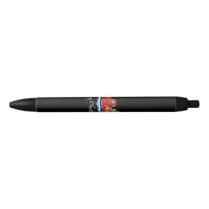 Vintage Merry Christmas Red Truck Old Fashioned Ch Pen