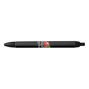 Vintage Merry Christmas Red Truck Old Fashioned Ch Pen