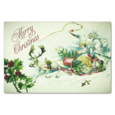 Parchment Texture Sheets - Christmas Santa Reindeer