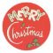 Vintage Merry Christmas Sticker