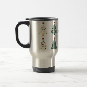 Vintage Merry Christmas Travel Mug