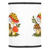 Vintage Merry Mushroom Lamp Shade (Back)