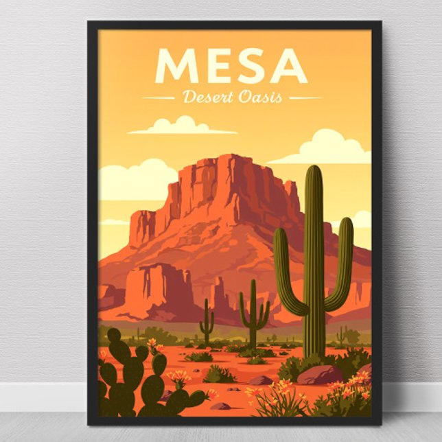 Vintage Mesa Arizona Poster (Creator Uploaded)