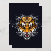 Vintage Metal Tin Sign | Wolf Funny  (Front/Back)