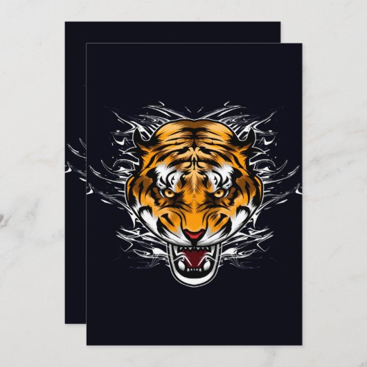 Vintage Metal Tin Sign | Wolf Funny (Front/Back)