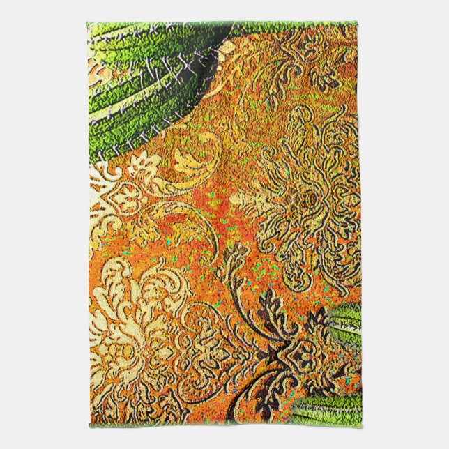 Vintage Mexican Desert Cactus   Kitchen Towel (Vertical)