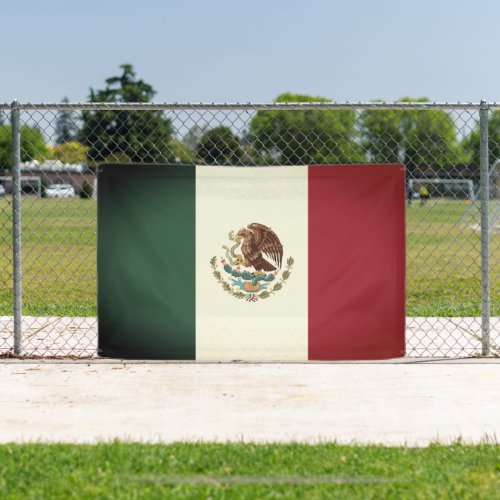 Vintage mexican flag of Mexico custom banner sign