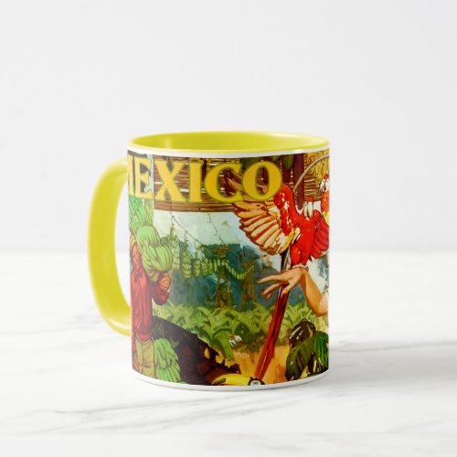 Vintage Mexico Land Of Tropical Splendor Travel Mug