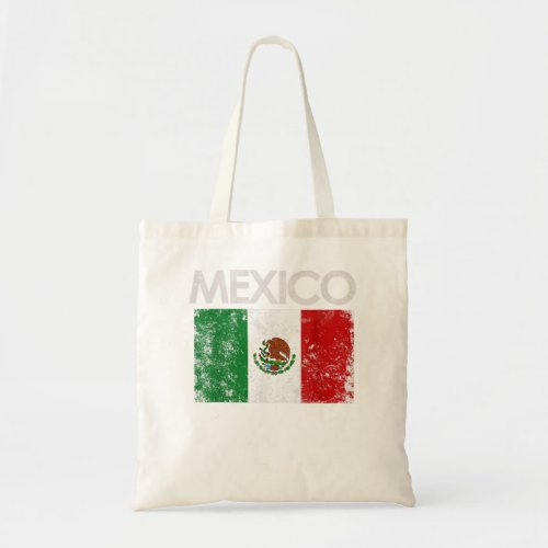 Vintage Mexico Mexican Flag Pride Gift 443 Tote Bag