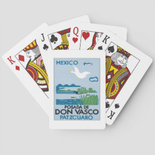 Vintage Mexico Patzcuaro Playing Cards