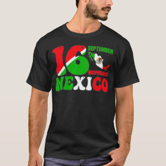 Vintage Mexico Pride Independence September 16 Mex T-Shirt