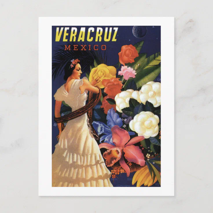 Vintage Mexico Travel Postcard | Zazzle