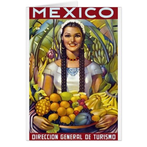Vintage Mexico Travel Tourism Advertisement