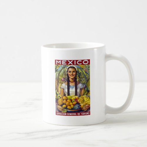 Vintage Mexico Travel Tourism Advertisement Coffee Mug