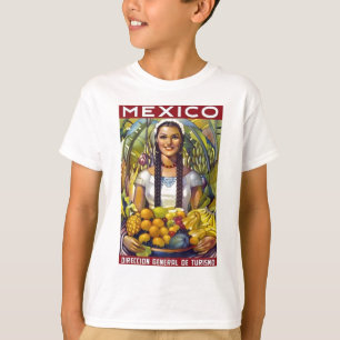 Vintage Mexico Travel Tourism Advertisement T-Shirt
