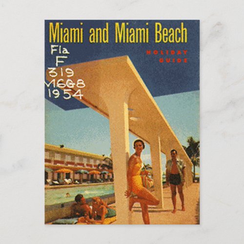 Vintage Miami Beach Florida USA _ Postcard