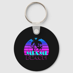 Vintage Miami Beach Novelty Tee Shirts, I Love Mia Keychain
