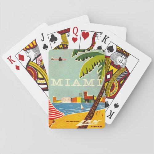 Vintage Miami Classic Playing Cards