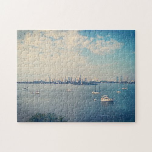 Vintage Miami Florida Jigsaw Puzzle