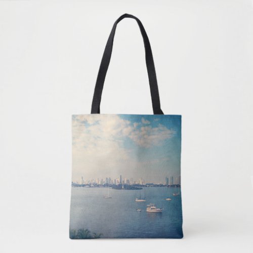 Vintage Miami Florida Tote Bag