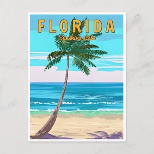 Vintage Miami Florida united states of america  Postcard