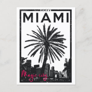 Vintage Miami Florida united states of america Postcard