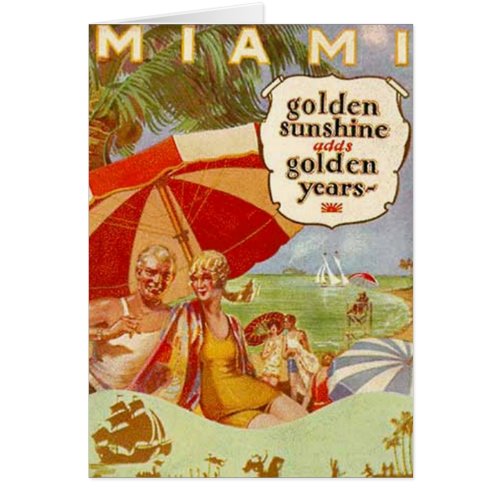 Vintage Miami Florida USA _