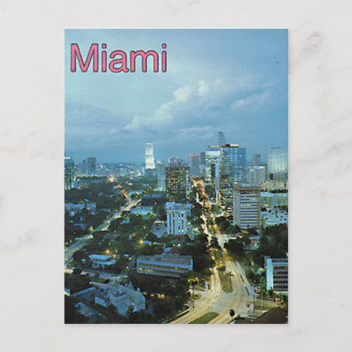 Vintage Miami Florida USA _ Postcard