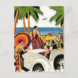 Vintage Miami, Florida, USA - Postcard