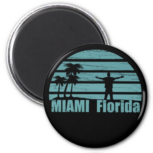 vintage Miami Magnet