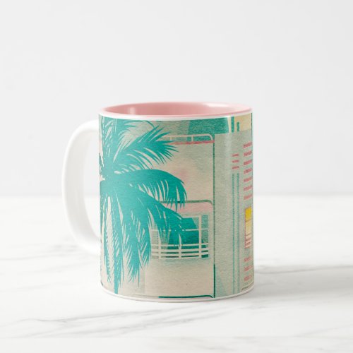 Vintage Miami Ocean Drive Mug