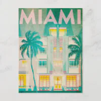 It's Great to be in Miami - Miami, FL. vintage postcard