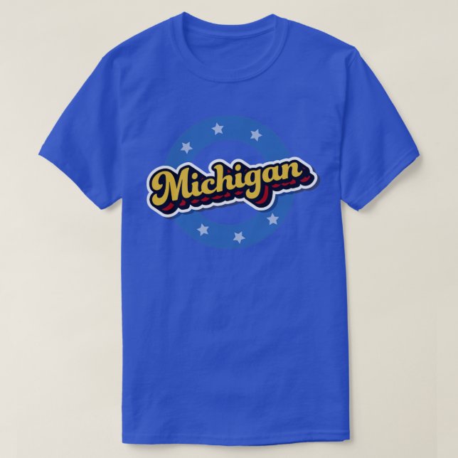 Vintage Michigan1  T-Shirt (Design Front)