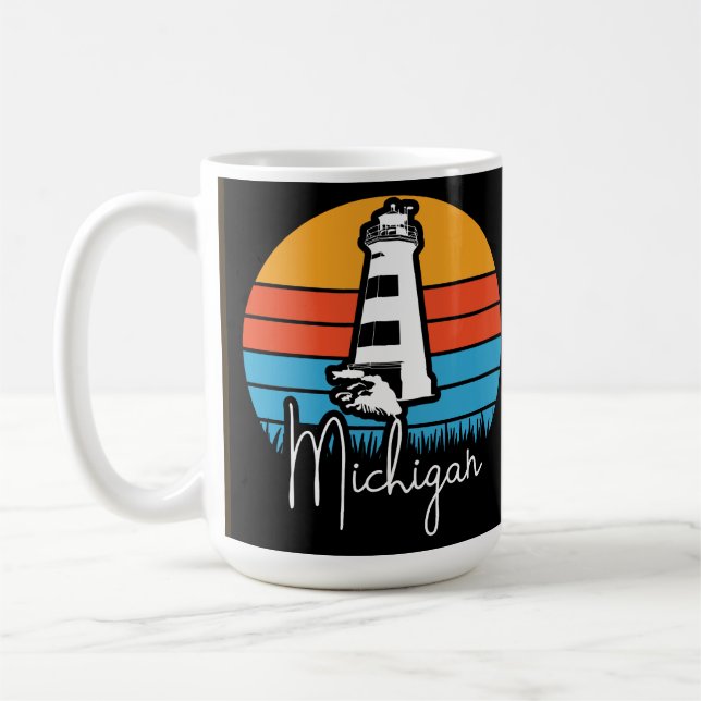 Vintage Michigan Coffee Mug (Left)