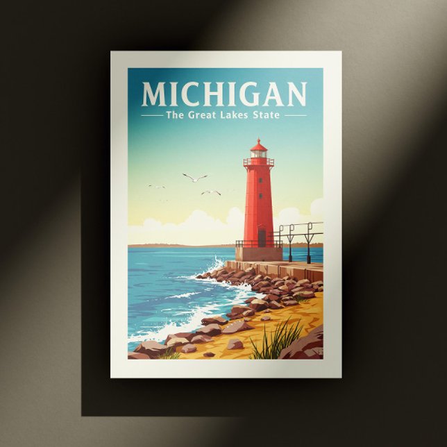 Vintage Michigan Postcard (Creator Uploaded)