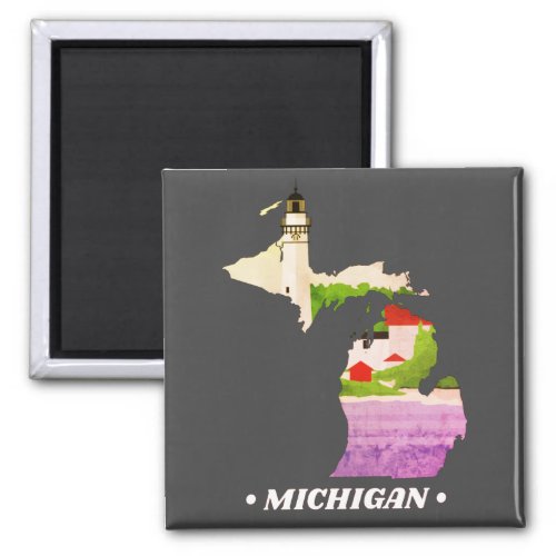 Vintage Michigan State Magnet