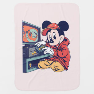 Vintage Mickey Baby Blanket