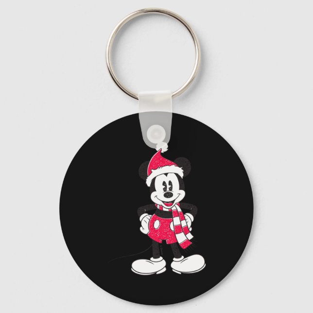 Vintage Mickey Festive Fun  Keychain (Front)