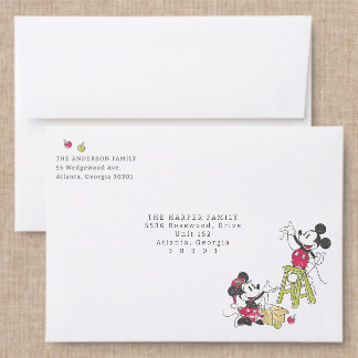 Vintage Mickey & Friends Addressed Envelopes