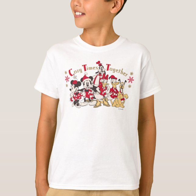 Vintage Mickey & Friends | Cozy Times Together T-Shirt (Front)
