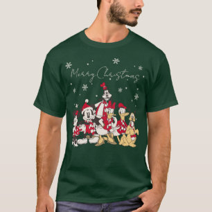Vintage Mickey & Friends Merry Christmas T-Shirt