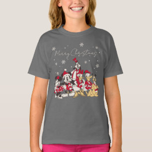 Vintage Mickey & Friends Merry Christmas T-Shirt