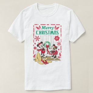 Vintage Mickey & Friends Merry Christmas T-Shirt