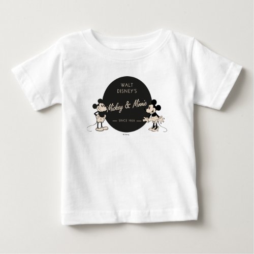Vintage Mickey  Minnie Baby T_Shirt